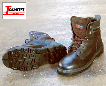 Toesavers Brown Leather Safety Boot