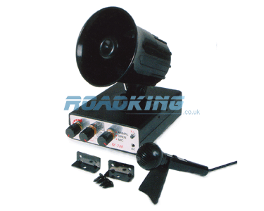 PA System with Siren and Animal Noises - 12v or 24v