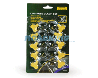 Hose Clamp Set | 13-23mm & 14-27mm | 10 Pc