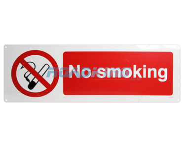 No Smoking Sign - 60cm x 20cm