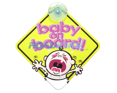 3D Sucker Sign - Baby on Board