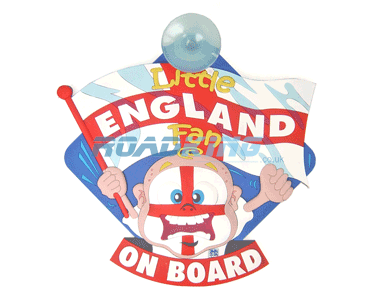 3D Sucker Sign - Little England Fan on Board