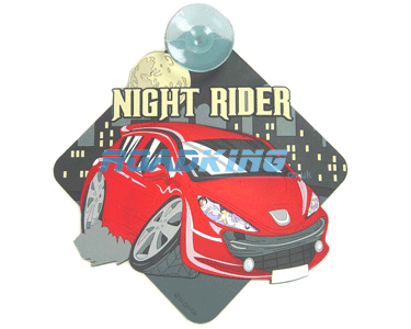 3D Sucker Sign - Night Rider