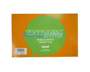 Tachodisc - Vehicle Defect Report Pad