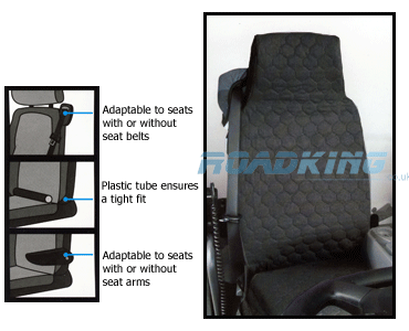 Universal Fit Truck Seat Cover - Black