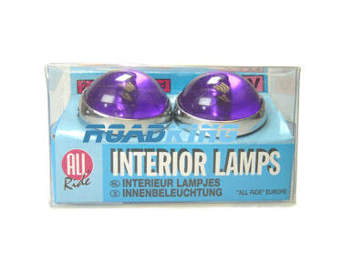 Interior Light 30mm - Purple x 2 - 12 Volt