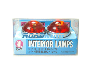 Interior Light 30mm - Red x 2 - 12 Volt