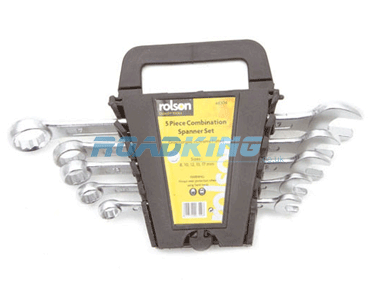 5pc Ring/Open Spanner Set