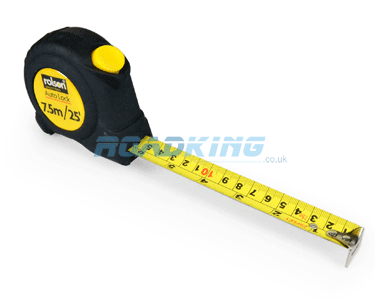 Rolson Tape Measure - 7.5m / 25 ft