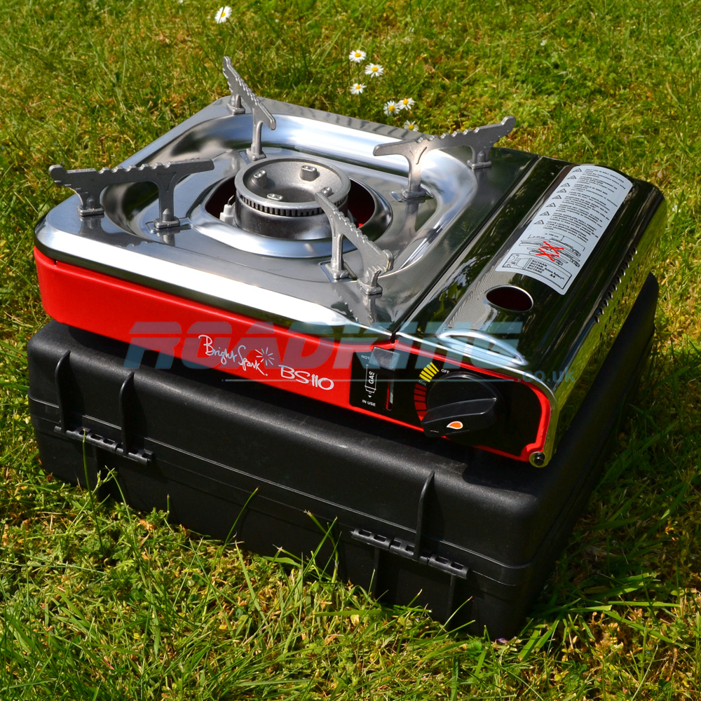 Bright Spark BS110 Cooker Portable Gas Camping Stove Red ROADKING