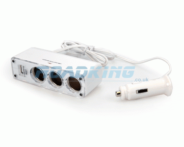 3-Way Cigar Adaptor with USB | 24v
