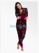 Ladies Christmas Hooded Fleece Onesie | All In One Red Xmas