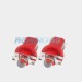 B8.5D Tacho 24v LED Bulb | 2x 1 LED 24 Volt Bulbs | Red