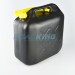 Jerry Can 20L | 20 Litre Black Plastic Fuel Can