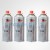 Gas Cartridge A4 Butane Battery | 4x for Portable Gas Stoves | 220g