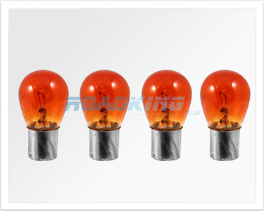 12v Amber Indicator bulbs 21w | 4 Pcs