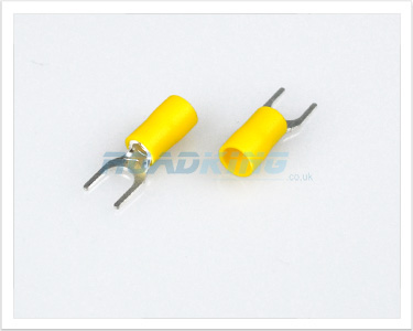 Terminal Spade | 6.4mm Yellow | 100 Pcs