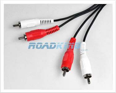 Løve træt af Frugtbar Phono To Phono Red & White Stereo RCA Audio Cable | HiFi / CD / DVD Lead |  10m | ROADKING.co.uk