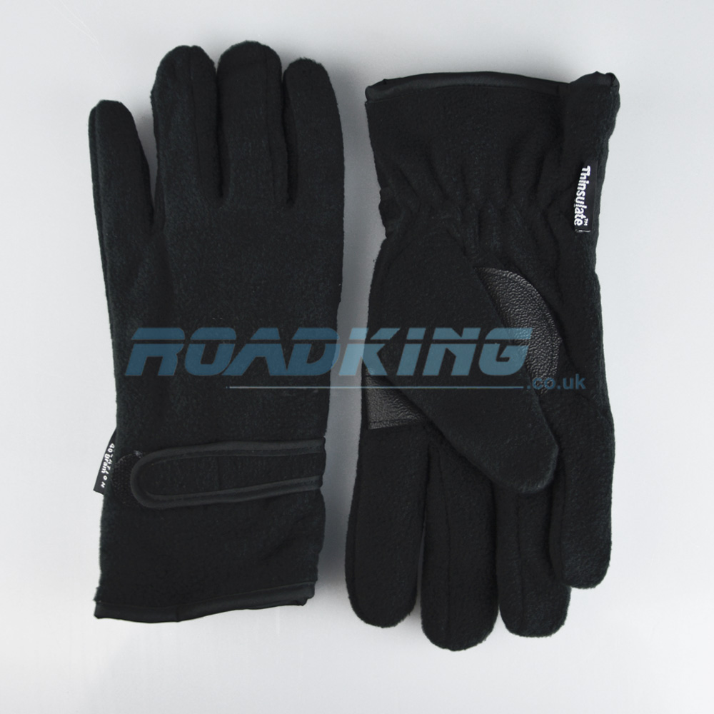 Thermal Fleece Thinsulate Gloves | 3M | Black