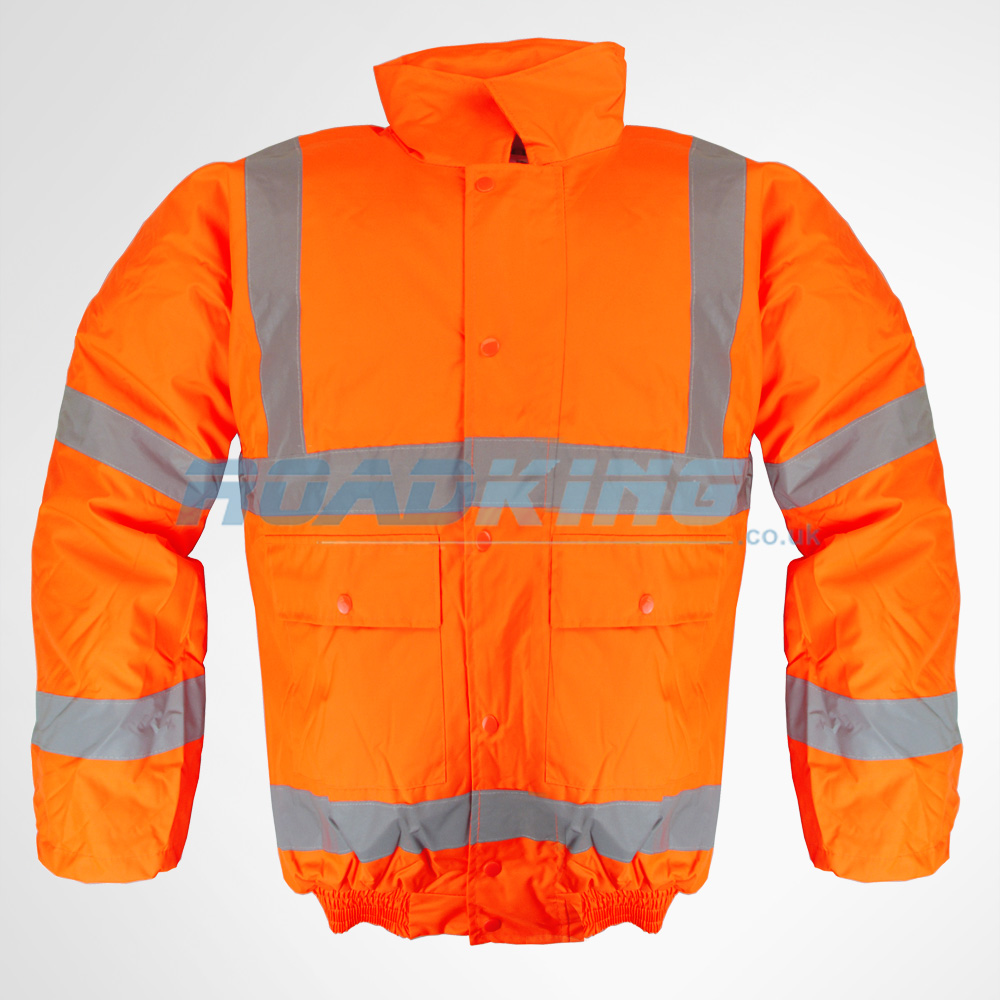 Hi-Vis Bomber Jacket | Orange