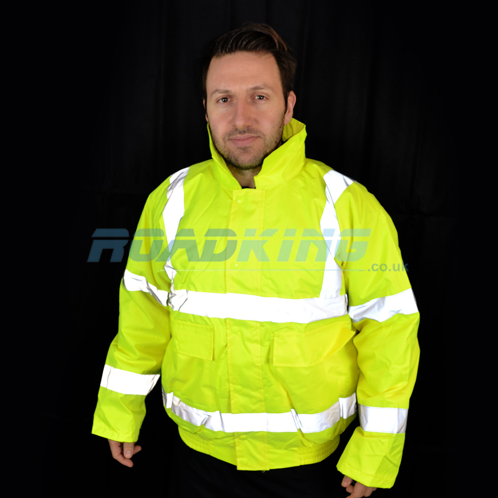 Hi-Vis Bomber Jacket | Yellow