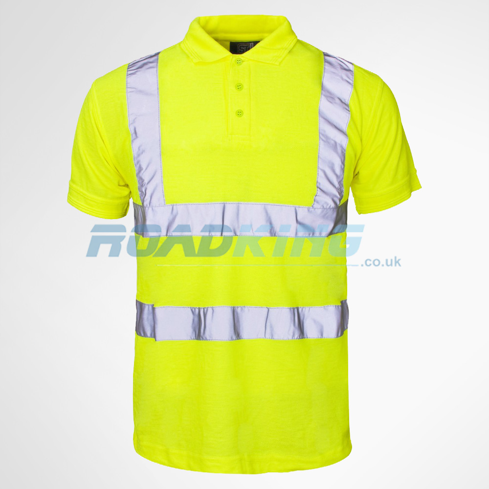 Hi-Vis Polo Shirt | Yellow