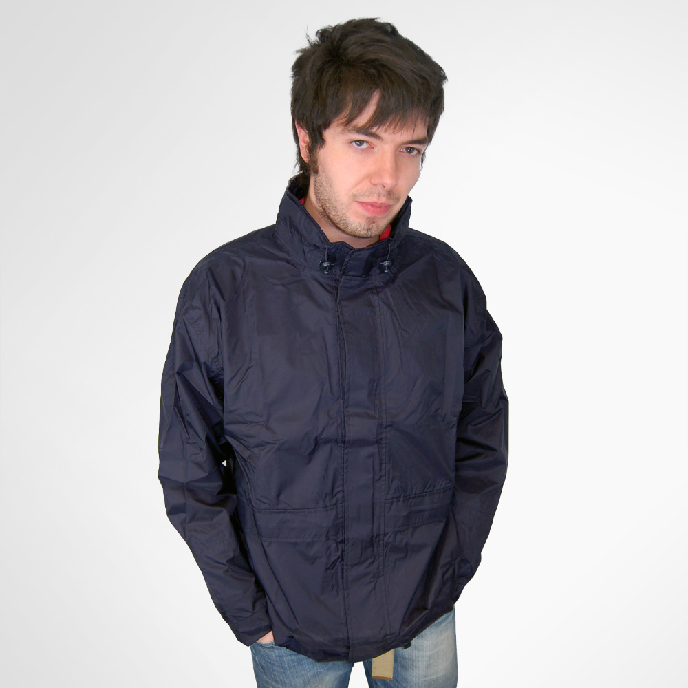 Waterproof Jacket | Breathable Rain Coat | Navy Blue