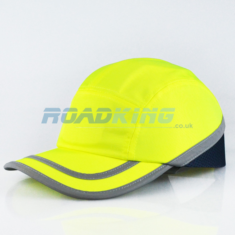 Safety Baseball Cap / Hard Hat - Hi-Viz Bump Cap | Yellow