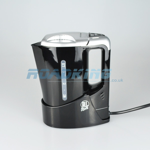 0.8 Litre Electric Truck Kettle & Holder | Black | 24v