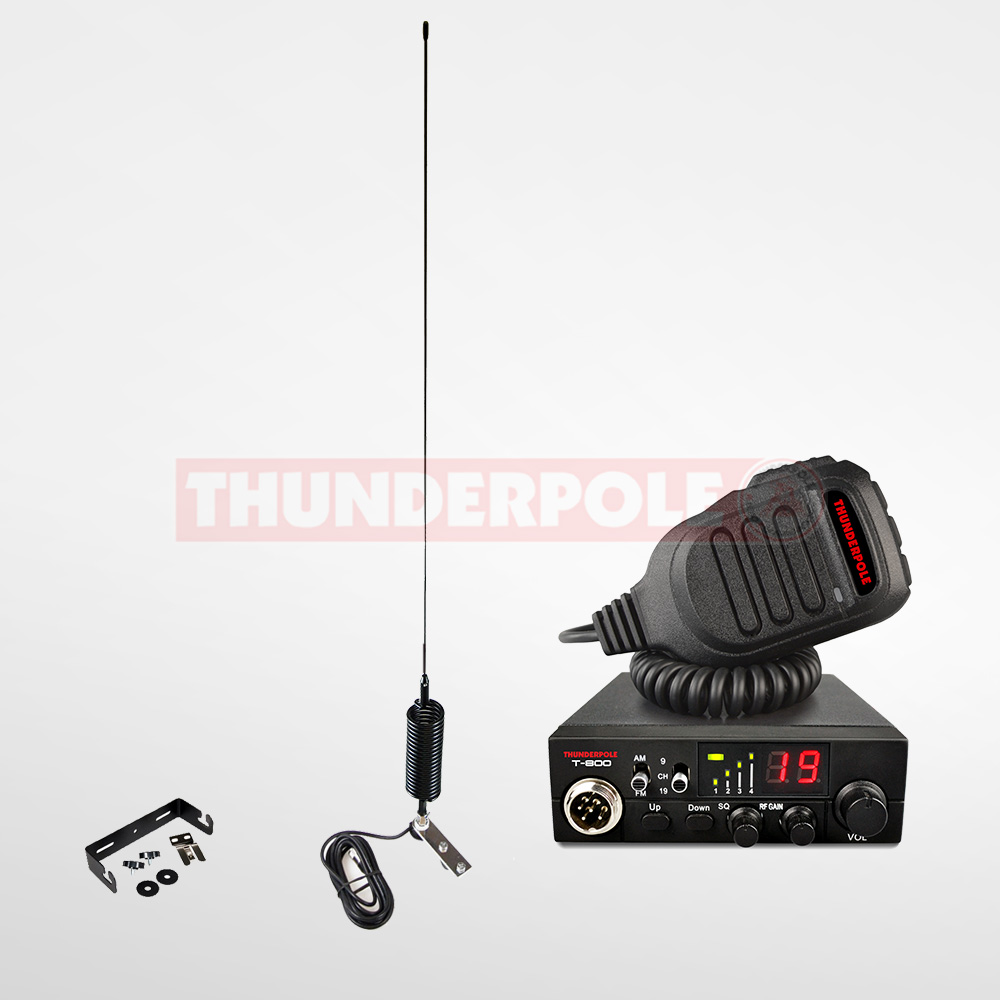 Thunderpole CB Radio Starter Pack | 12v - Mirror Mount
