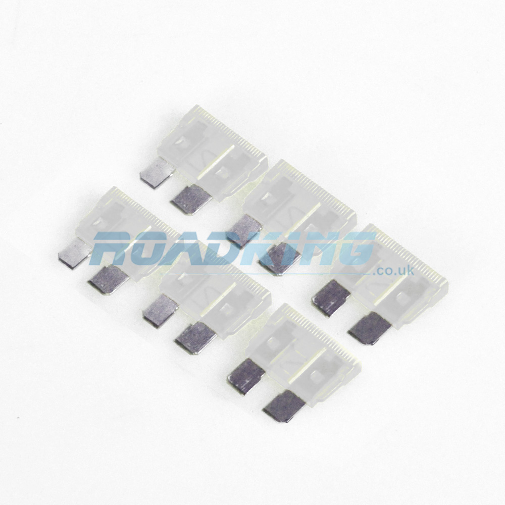25a Blade Fuse | 6x Pack | 25 Amp White
