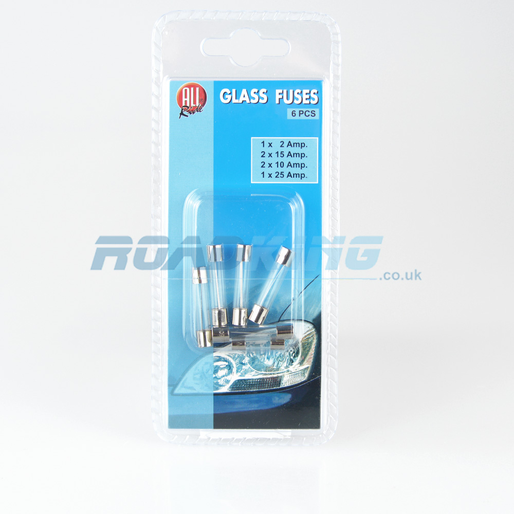 Glass Fuse Set | 6 Assorted Fuses