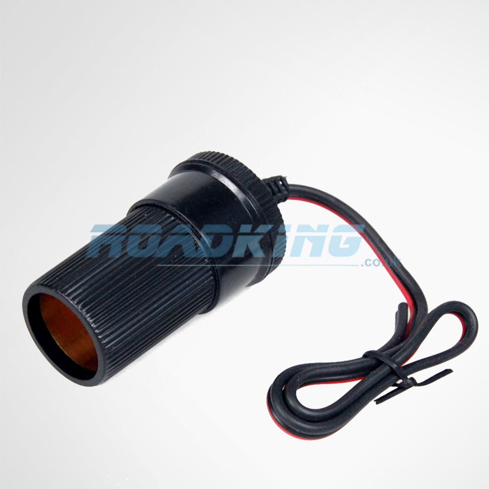 Universal Cigarette Lighter Adaptor / Socket with Lead | 12v / 24v