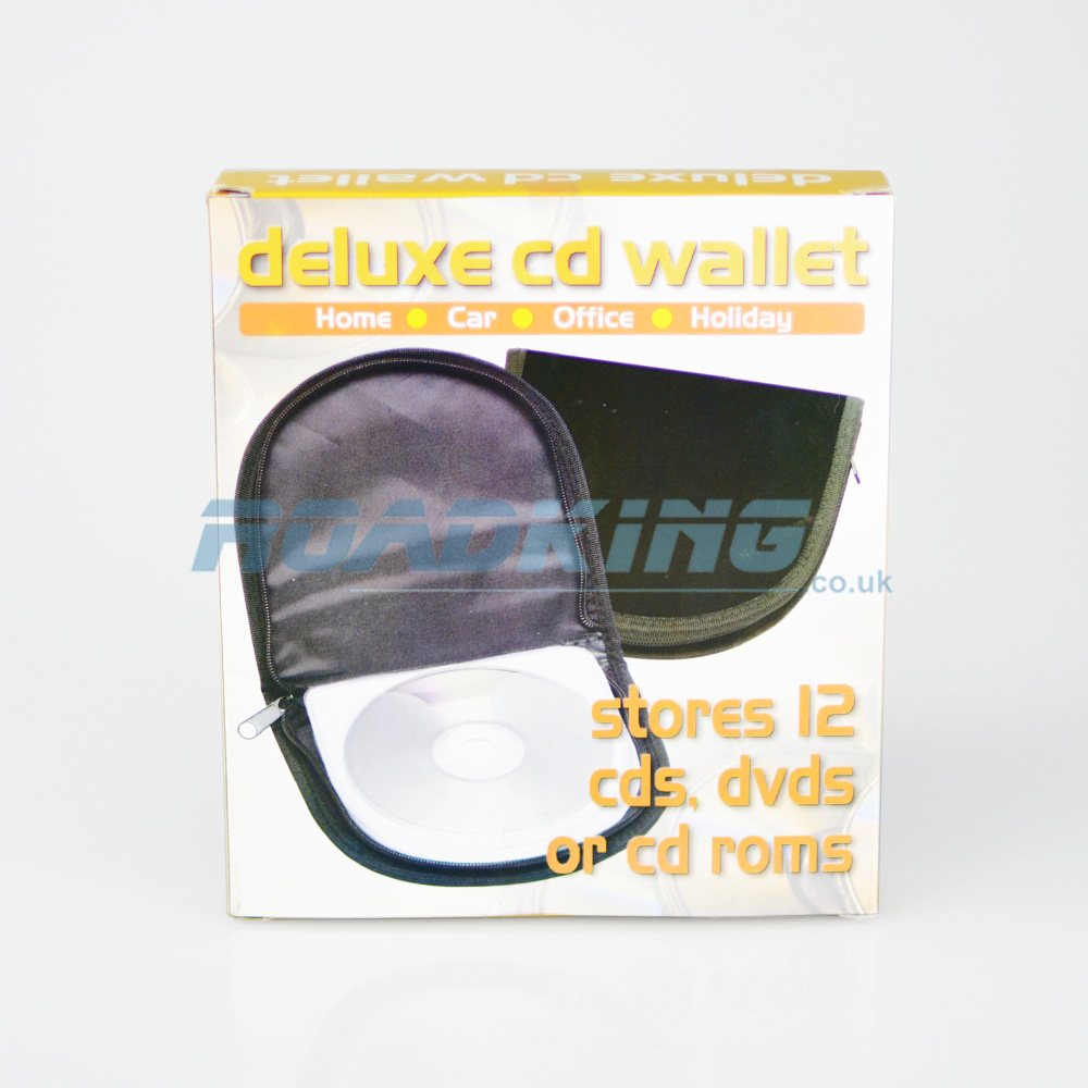 12 CD / DVD DJ Disc Wallet | Black