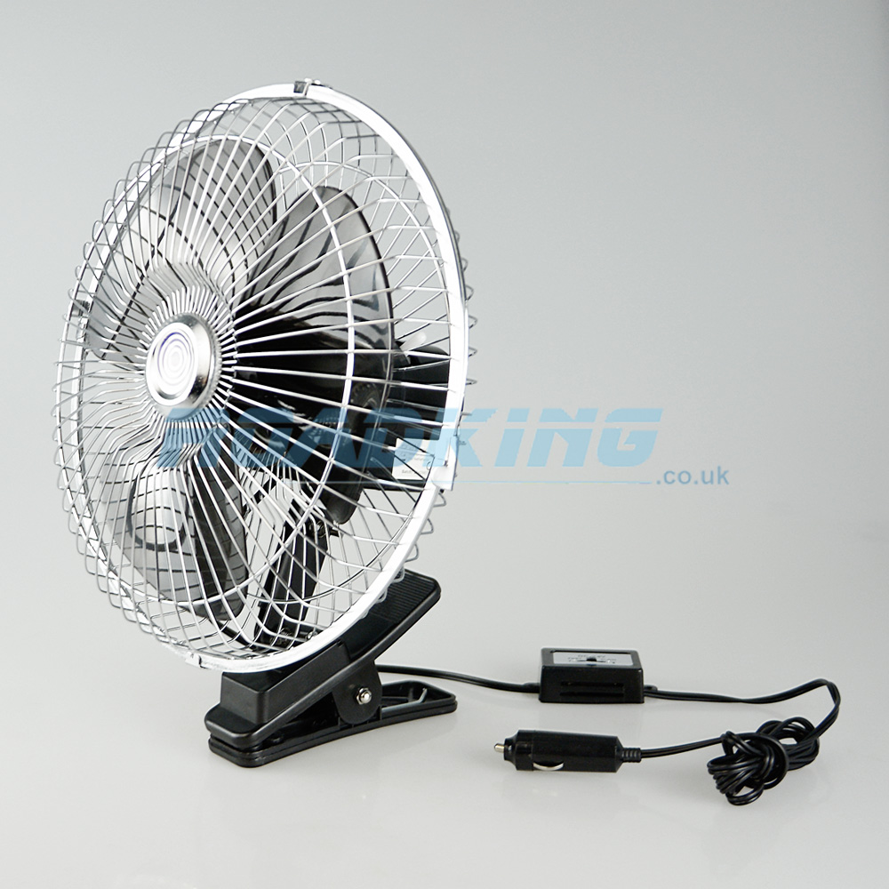 24v Cooling Fan | Clip On | 10 Inch Oscillating