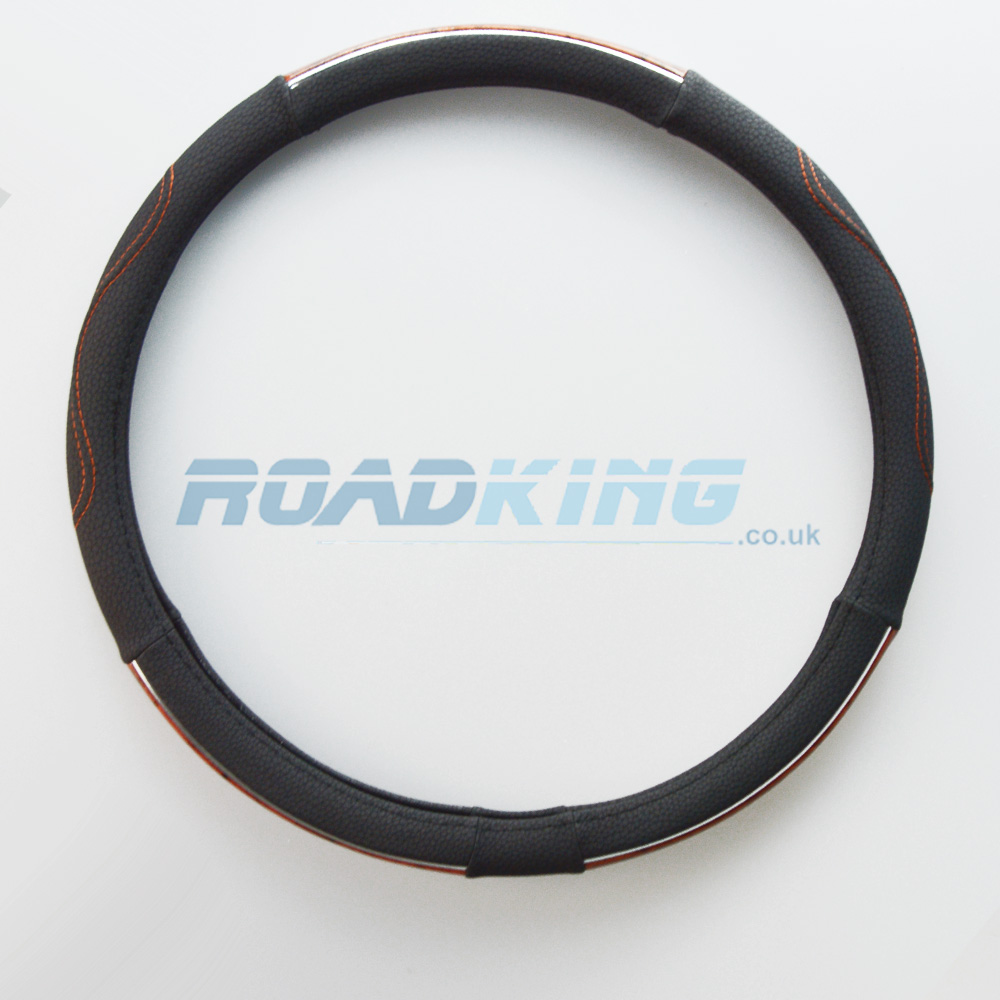 Truck Steering Wheel Cover PU | Wood Effect | 44-46cm