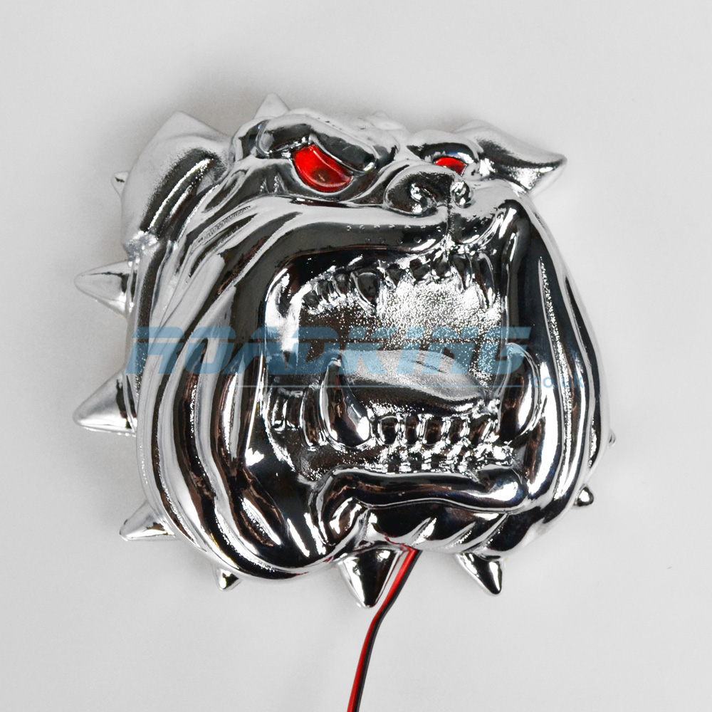Chrome LED Bulldog Light | 16cm | 12v / 24v
