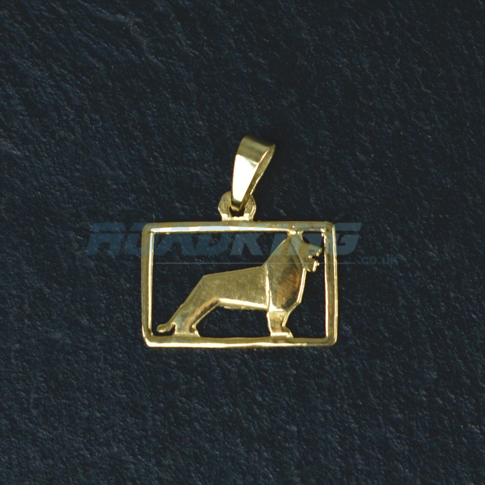 Gold MAN Logo Pendant