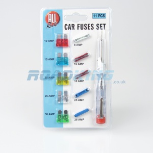 Car Fuse Set with Tester Tool | 11 Pcs