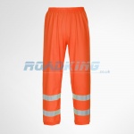 Hi-Vis Breathable Trousers | Orange