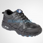Himalayan  4041 Safety Leather Air Bubble Trainers | Black