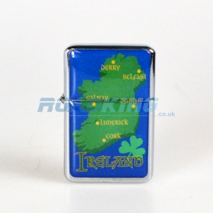 Ireland Zippo Style Lighter | Irish Map