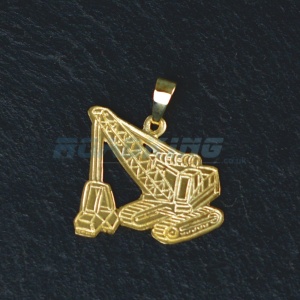 Gold Dragline Pendant