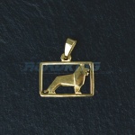 Gold MAN Logo Pendant