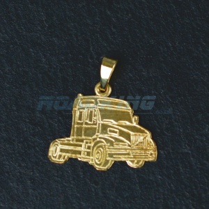 Gold Volvo Torpedo Pendant