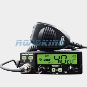 Président Radio CB President Barry II ASC AM/FM, Roger Beep, NB, ANL, Port USB, 12V / 24V
