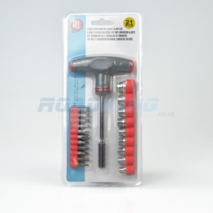 22Pc T-Bar Screwdriver Set